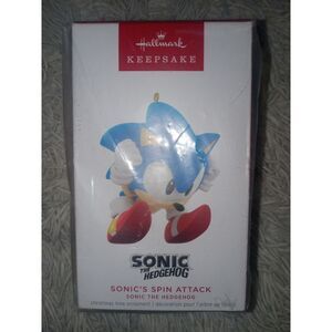 Hallmark 'Sonic's Spin Attack' From Sonic The Hedgehog 2023 Ornament New In Box‎